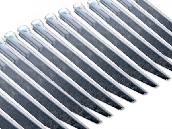 Bodenanker Sandhering Erdnagel Zelthering Zeltnagel 29cm 519 Zelt-Hering Stahl Zeltpflog